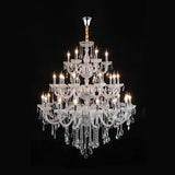 Luxurious Multi-Tier Crystal Candelabra Glass Chandelier Image - 9