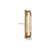 Luxurious Rectangular Crystal Wall Sconce Image - 20