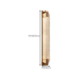 Luxurious Rectangular Crystal Wall Sconce Image - 22