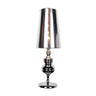 Luxury Barrel Shade Modern Metal Bedroom Table Lamp Image - 3