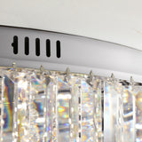 Luxury Branch Crystal Round Flush Mount Light Image - 8