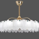 Luxury Butterfly Adjustable Blade Chandelier Fan Light Image - 11