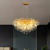 Luxury Crystal Branch Chandelier For Living Room Image - 1