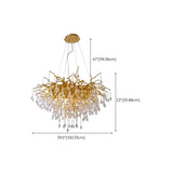 Luxury Crystal Branch Chandelier For Living Room Image - 15