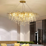 Luxury Crystal Branch Chandelier For Living Room Image - 3