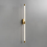 Luxury Crystal Cylinder Gold Bedroom Wall Sconce Image - 13