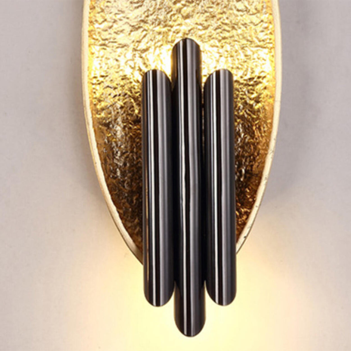 Luxury Crystal Cylinder Gold Bedroom Wall Sconce Image - 19