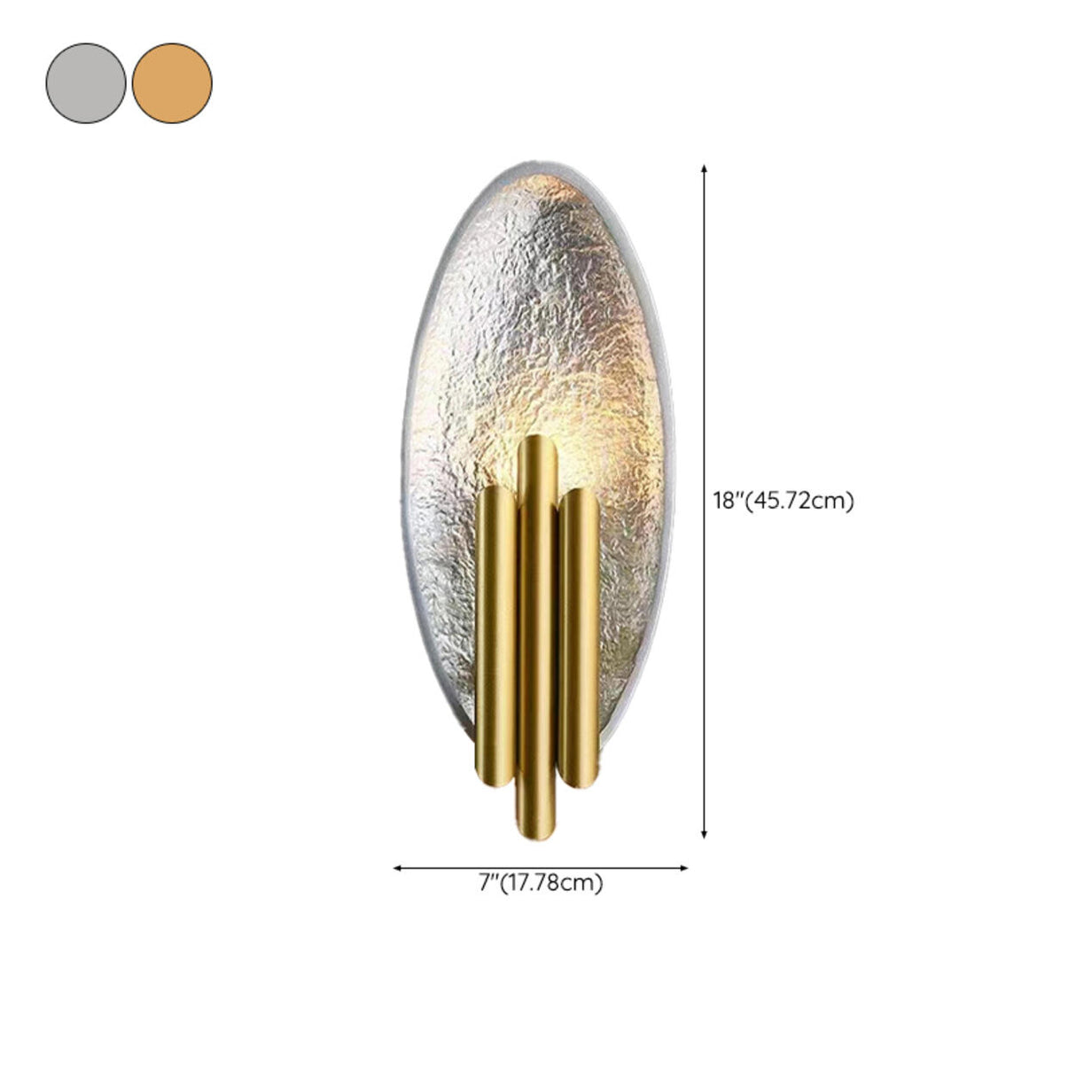 Luxury Crystal Cylinder Gold Bedroom Wall Sconce 