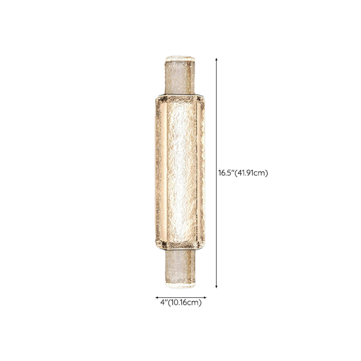 Luxury Crystal Cylinder Gold Bedroom Wall Sconce Image - 26