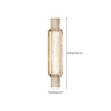 Luxury Crystal Cylinder Gold Bedroom Wall Sconce Image - 26