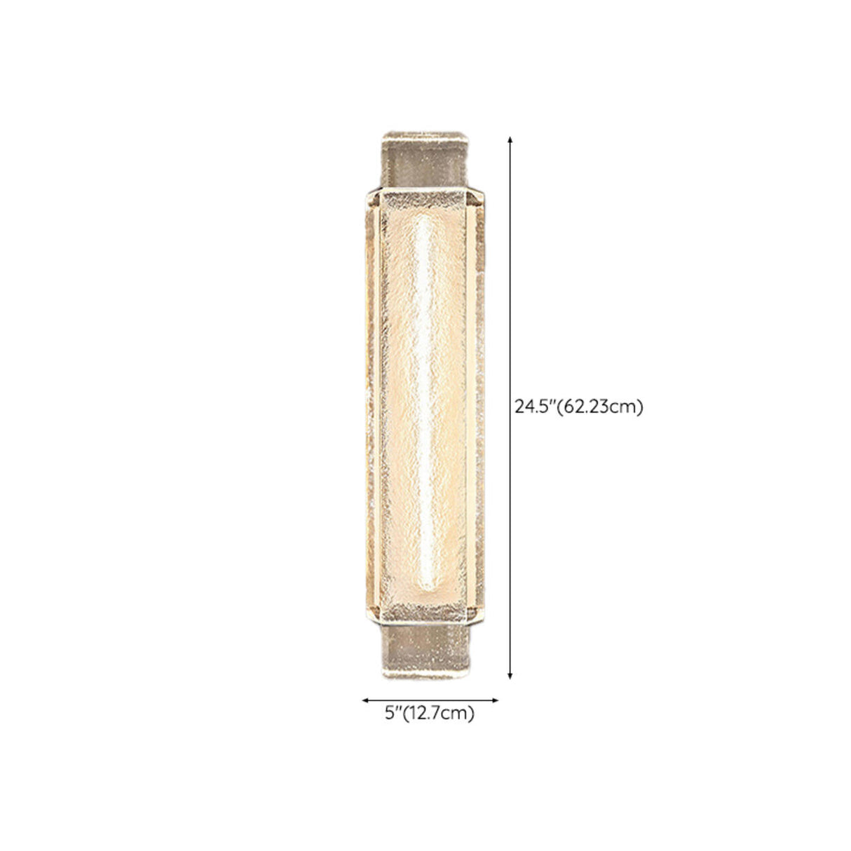 Luxury Crystal Cylinder Gold Bedroom Wall Sconce Image - 27