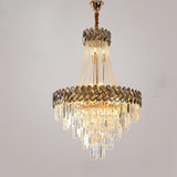 Luxury Crystal Empire Chandelier Adjustable Height Image - 10