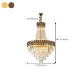 Luxury Crystal Empire Chandelier Adjustable Height Image - 33