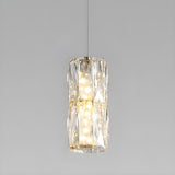 Luxury Crystal Geometric Dining Room Pendant Light Image - 16