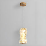 Luxury Crystal Geometric Dining Room Pendant Light Image - 2