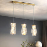 Luxury Crystal Geometric Dining Room Pendant Light Image - 5