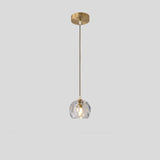 Luxury Crystal Gold Geometric Dining Room Pendant Light Image - 2