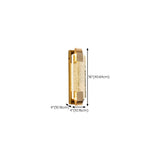 Luxury Crystal Gold Rectangular LED Wall Sconce #size