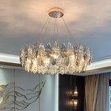 Luxury Crystal Leaf Chandelier for Elegant Interiors Image - 14