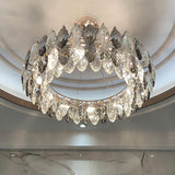 Luxury Crystal Leaf Chandelier for Elegant Interiors Image - 16