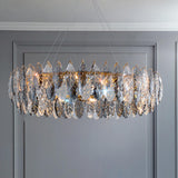 Luxury Crystal Leaf Chandelier for Elegant Interiors Image - 5