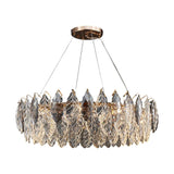 Luxury Crystal Leaf Chandelier for Elegant Interiors Image - 7