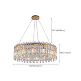 Luxury Crystal Round Chandelier  Adjustable Height Image - 18