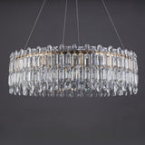 Luxury Crystal Round Chandelier  Adjustable Height Image - 8