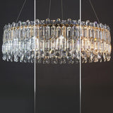 Luxury Crystal Round Chandelier  Adjustable Height Image - 9