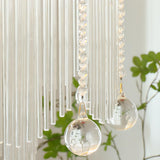 Luxury Gold Crystal Fringe Transparent Glass Chandelier  Image - 8