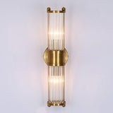 Luxury Gold Crystal Up Down Wall Sconce Image - 3