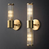 Luxury Gold Crystal Up Down Wall Sconce Image - 6