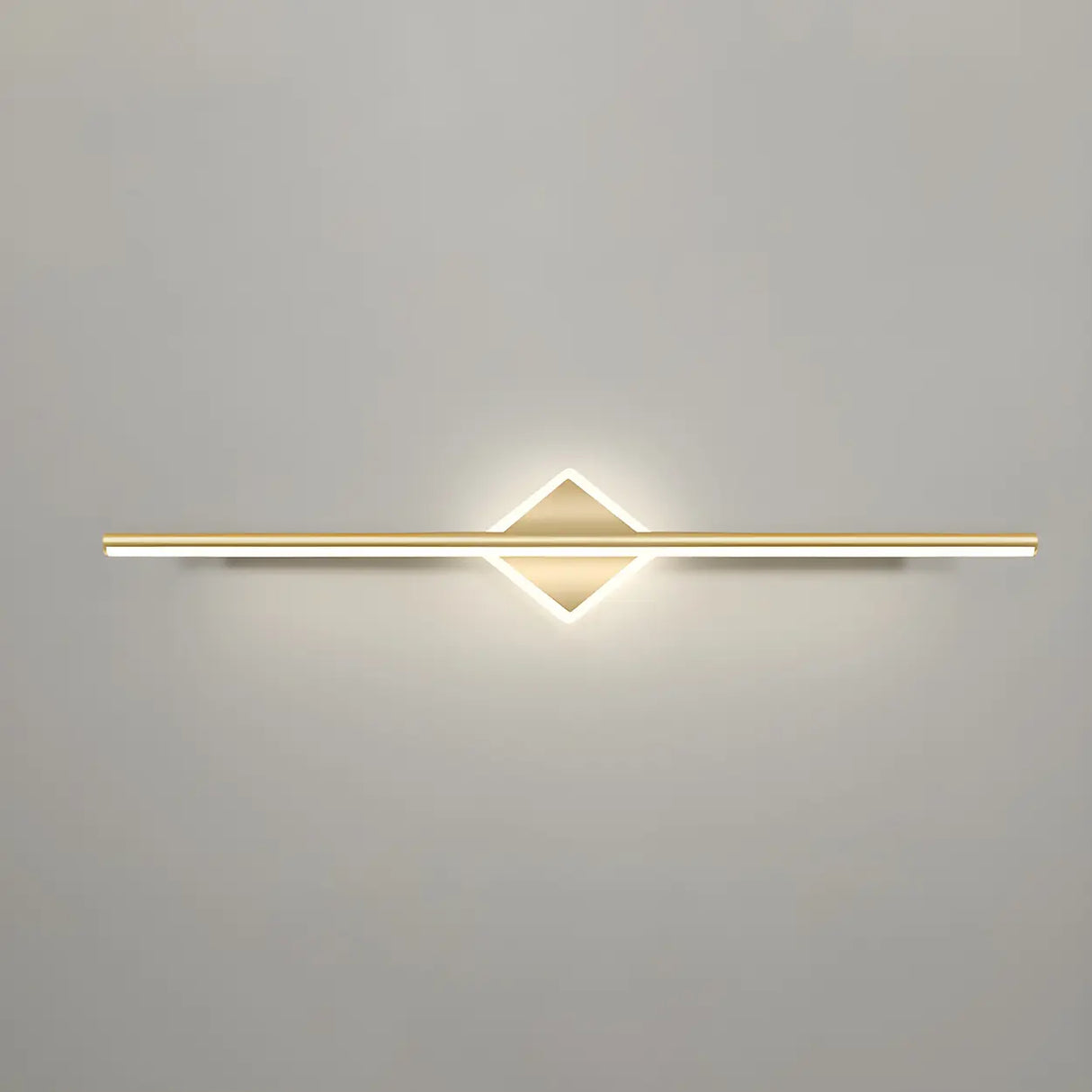 Luxury Gold Geometric Decor Linear Metal Vanity Light Image - 23