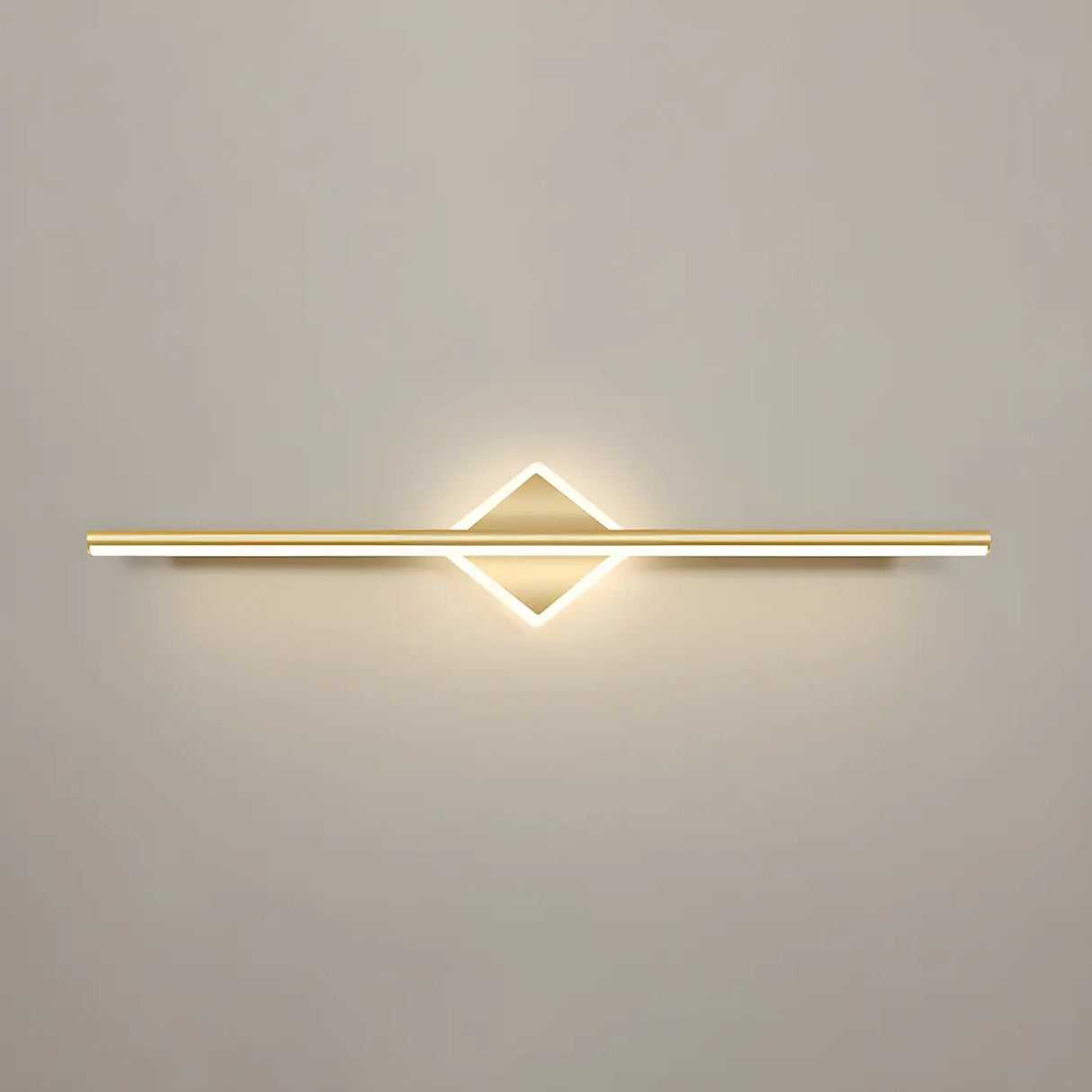 Luxury Gold Geometric Decor Linear Metal Vanity Light Image - 25