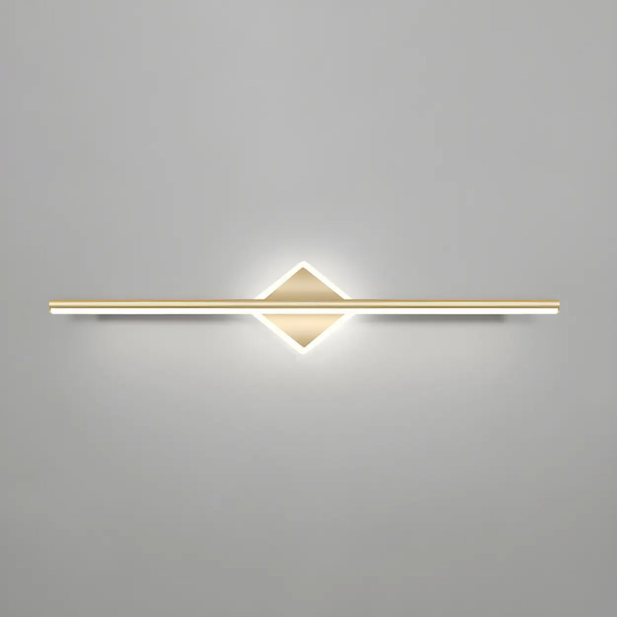 Luxury Gold Geometric Decor Linear Metal Vanity Light Image - 27