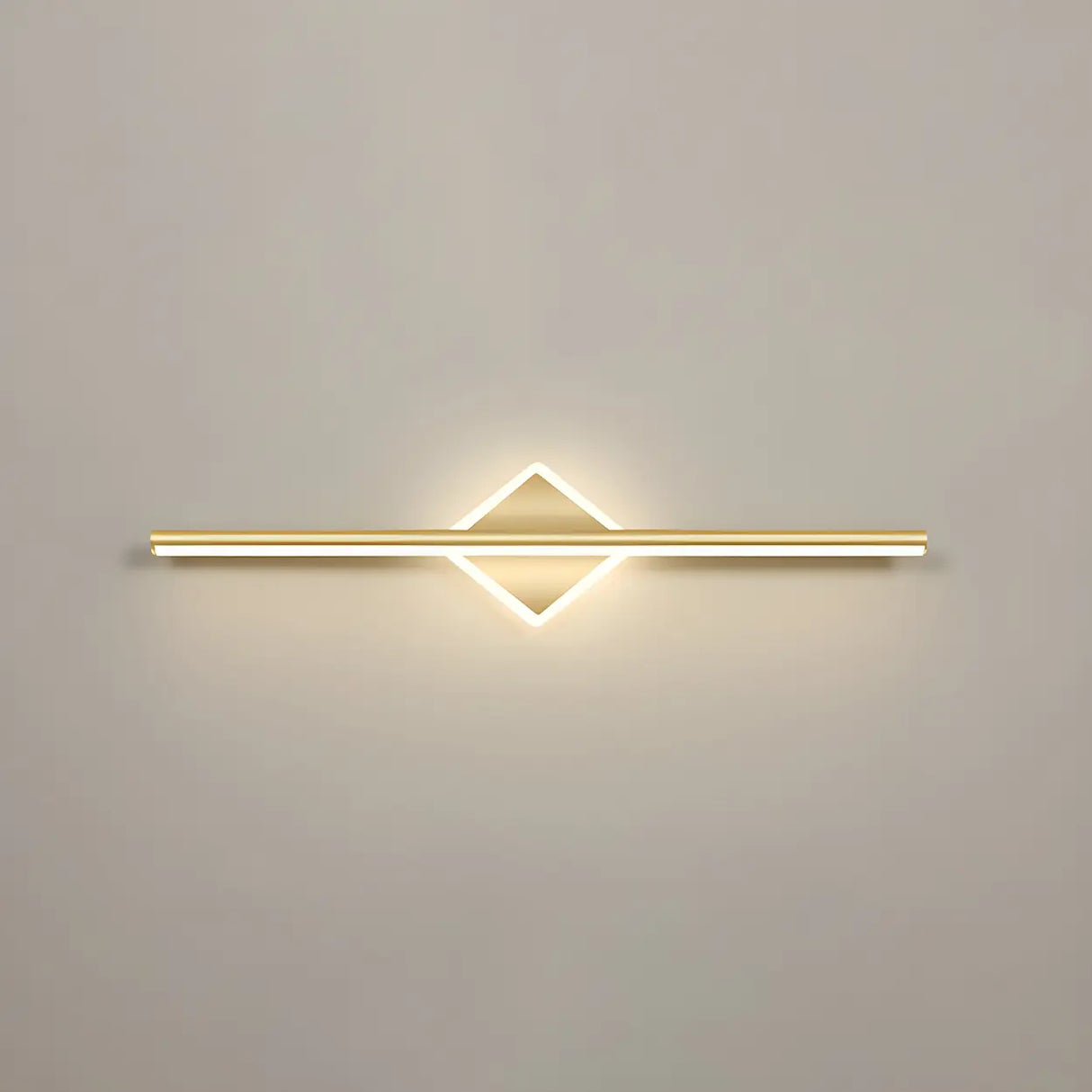 Luxury Gold Geometric Decor Linear Metal Vanity Light Image - 31