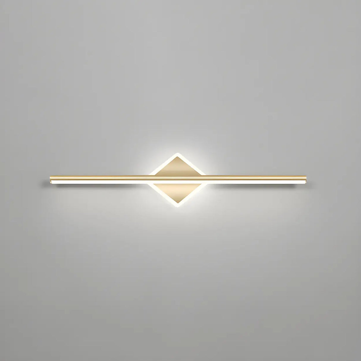 Luxury Gold Geometric Decor Linear Metal Vanity Light Image - 32