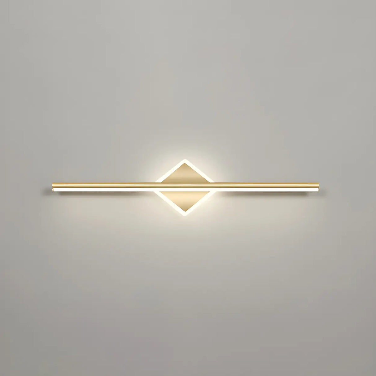 Luxury Gold Geometric Decor Linear Metal Vanity Light Image - 33