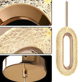 Luxury Gold Ring Acrylic Bedroom Pendant Light Set Image - 19