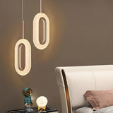 Luxury Gold Ring Acrylic Bedroom Pendant Light Set Image - 20