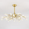 Luxury Modern Gold Firefly Chandelier Fan with Light Image - 7