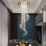 Luxury Multi-Tier Crystal Chandelier Modern LED Lighting Image - 3