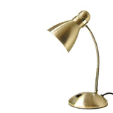 Luxury Sleek Gold Metal LED Geometric Table Lamp Image - 7