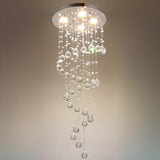 Luxury Stairwell Spiral Crystal Chandelier Pendant Light   Image - 12