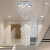 Luxury Stairwell Spiral Crystal Chandelier Pendant Light   Image - 14