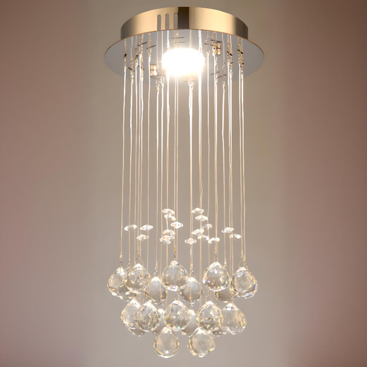 Luxury Stairwell Spiral Crystal Chandelier Pendant Light   Image - 16