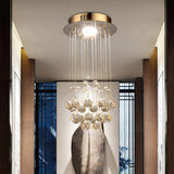 Luxury Stairwell Spiral Crystal Chandelier Pendant Light   Image - 27