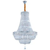 Luxury Stairwell Tiered Clear Crystal Chandelier  Image - 5