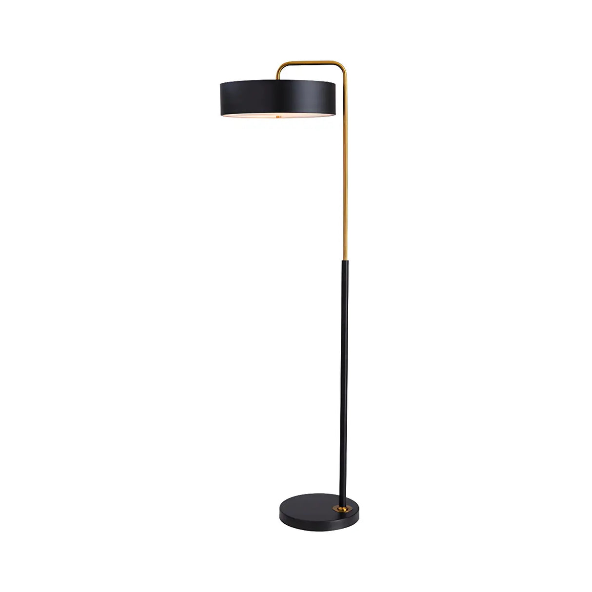 Macaron Modern Drum Iron LED Living Room Floor Lamp Image - 2