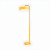 Macaron Modern Drum Iron LED Living Room Floor Lamp Image - 5